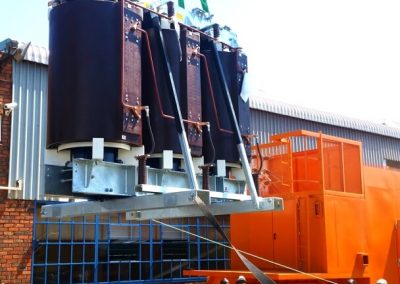 Cast Resin Transformer Mobile Mini Substation Offloading