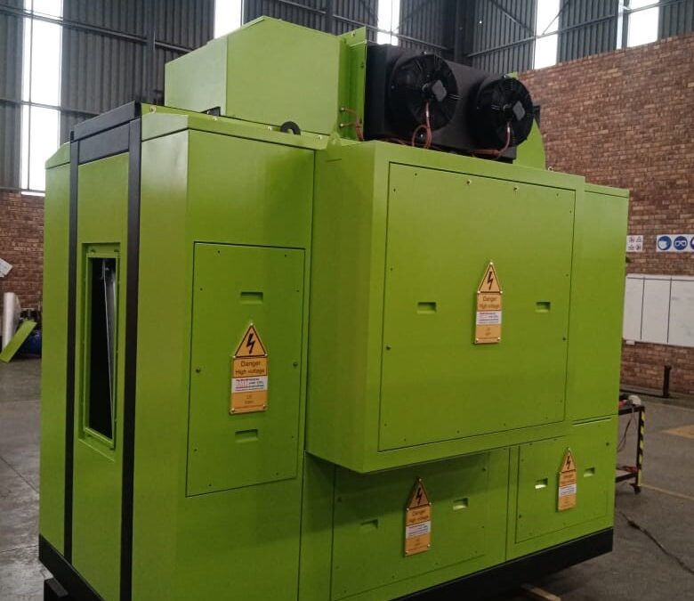 2 x 2500mva Cast Resin Transformers in Aluminum Housing